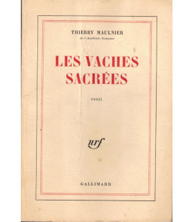 Les vaches sacrées, Thierry Maulnier, 1977 - essai,