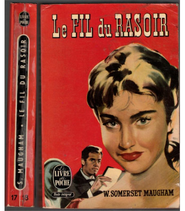 Le fil du rasoir, Somerset Maugham -, roman d'amour, écrivain britannique, Livre de Poche N°17