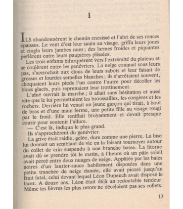 Des grives aux loups, Claude Michelet, 1991 -, Corrèze, paysannerie, saga familiale,