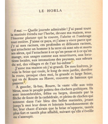 Le Horla, Guy de Maupassant, 1991 -  folie, fantasy, roman fantastique,