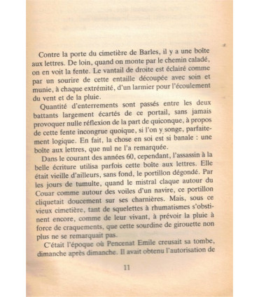 Les courriers de la mort, Pierre Magnan, 1990 -,  roman policier,
