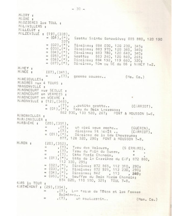 Travaux et recherches spéléologiques, expédition Espagne, USAN Union spéléologique de Nancy 1963 - spéléologie Lorraine,
