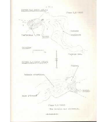 Travaux et recherches spéléologiques, expédition Espagne, USAN Union spéléologique de Nancy 1963 - spéléologie Lorraine,
