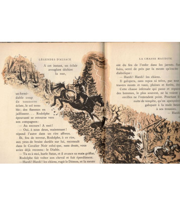 Légendes d'Alsace, André Dorny, illustrations Pierre Probst, 1948 -, contes populaires, littérature jeunesse, alsatiques,