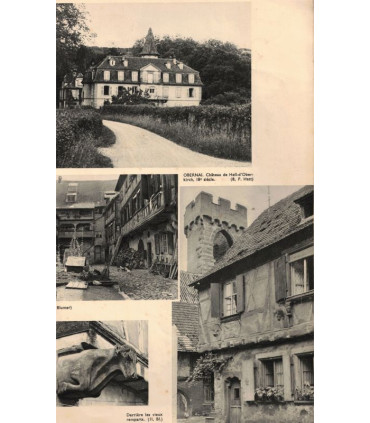 Obernai, Les merveilles de l'Alsace fascicule C 1938 -, Alsace, Bas-Rhin, architecture alsacienne,