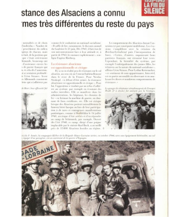 1939-1945 la fin du silence, Les Saisons d'Alsace, N°27 2005 - 2e guerre mondiale, Alsace occupée, alsatiques
