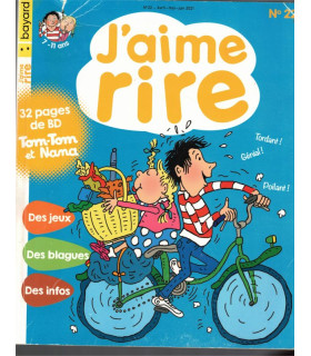 Tom-Tom et Nana, J'aime rire n°22, Bayard 2021 - bandes dessinées, BD enfants, blagues, magazines jeunesse,