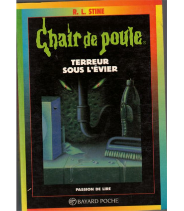 Chair de poule, Terreur sous l'évier, Stine, 1996 - frissons jeunesse, littérature jeunesse,