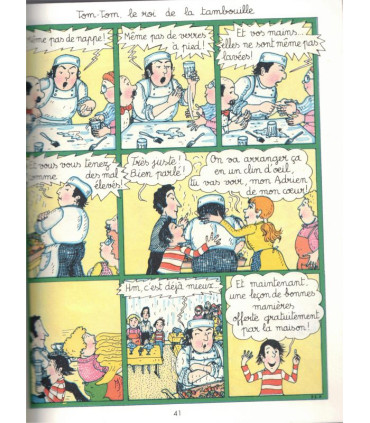 Tom-Tom Le roi de la tambouille, Jacqueline Cohen, Bernadette Desprès, 1985 - bandes dessinées, BD enfants,