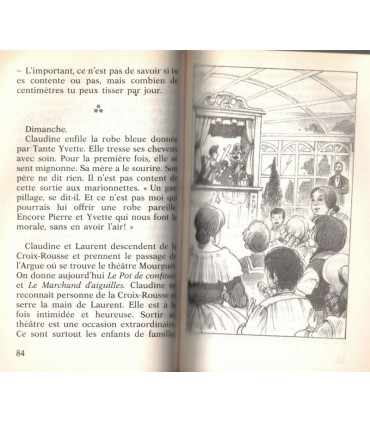 Claudine de Lyon, Marie-Christine Helgerson, 1996  - Canuts de Lyon, le monde d'autrefois, littérature jeunesse,