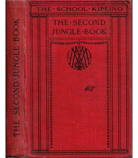 The second Jungle book, Rudyard Kipling, The School Kipling, 1928 - Indes, Le livre de la Jungle, jeunesse,  manuels d'anglais