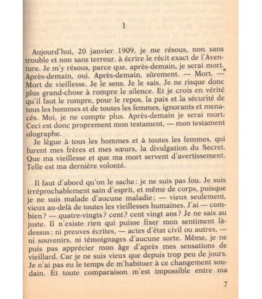 La maison des hommes vivants Claude Farrère, 1995 - Librio, fantasy, roman fantastique,