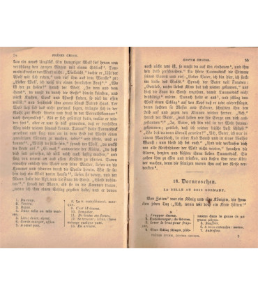 Contes populaires Grimm, Musus, Andersen, Herder Liebeskind, Feuilles de palmier, Scherdlin 1922 -, Märchen,  manuels d'allemand