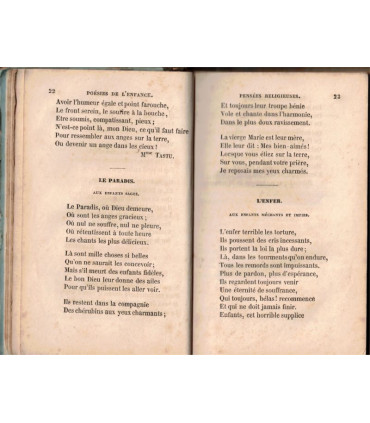 Les Poésies de l'enfance, musique notée des fables de La Fontaine, Abbé Lalanne 1864 - partitions Félix Dumont, poésie,