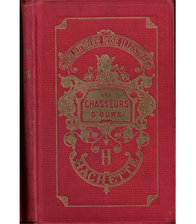Bruin ou les chasseurs d'ours, Capitaine Mayne-Reid, 1922- Russie, animaux sauvages, aventures jeunesse, Rose illustrée,