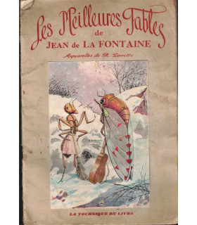 Les meilleures fables de Jean La Fontaine, Perrette, la Technique du Livre 1946 -, littérature jeunesse, littérature XVIIe s.,