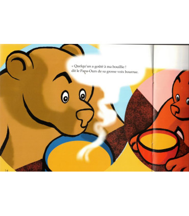 Boucles d'or et les trois ours, Sophie Audigier, 2016 -, contes, petite enfance, livre d'images,