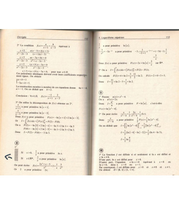 Mathématiques Terminale F exercices avec corrigés, Schwarcbaum, Jokers, 1986 - manuels mathématiques, annales bac