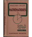 Mathématiques et dessin géométrique, classe 6e, Maillard et Millet, 1950 - manuels mathématiques,