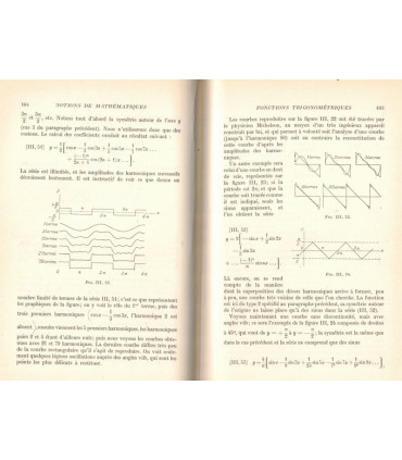 Notions élémentaires de mathématiques pour les sciences expérimentales, Léon Brillouin, 1939 - trigonométrie, mathématiques,