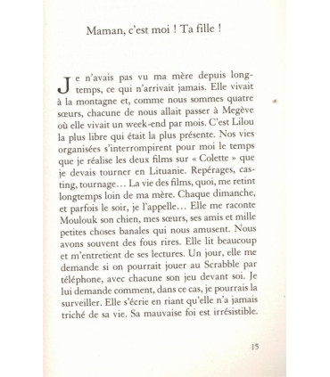 La voilette de ma mère, Nadine Trintignant, 2014 - souvenirs d'enfance, biographie, cinéma,
