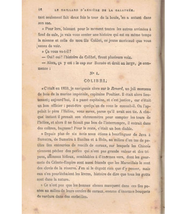 Le gaillard d'arrière de la Galathée, Alexandre de Lamothe, 1871 - paquebot XIXe siècle, roman XIXe siècle,