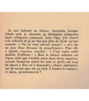 Rencontre, Pierre Larthomas, 1948 - roman,