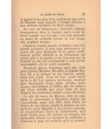 La dame de coeur, Maria Le Hardouin, 1949 - roman