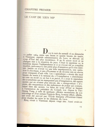 Les tambours de bronze, Jean Lartéguy, 1971 -, Oeuvres de Jean Lartéguy, Asie, Laos,