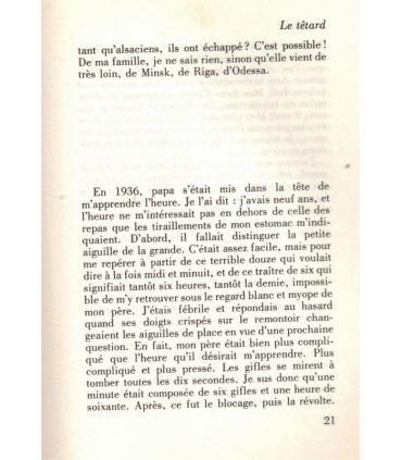 Le têtard, Jacques Lanzmann, 1976 - souvenir d'enfance, 2e guerre mondiale,
