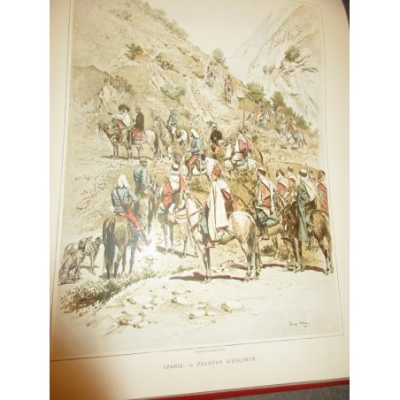 Types et uniformes de l'Armée française, le Panorama, Edouard Detaille, 1890 - uniformes militaires, gravures,