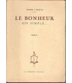 Le bonheur est simple, Pierre L'Ermite, 1942 -, Bas-Rhin, roman d'amour,