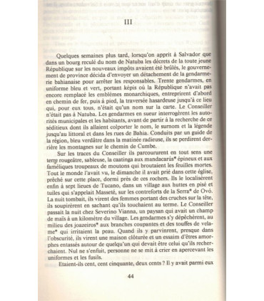 La guerre de la fin du monde, Mario Vargas Llosa, 1983 - Amérique du Sud, Brésil, écrivain péruvien,