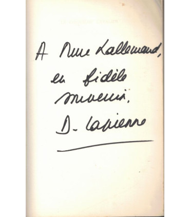 Le cinquième cavalier, Dominique Lapierre et Larry Collins, 1980 - dédicacé par Dominique Lapierre, suspense politique,