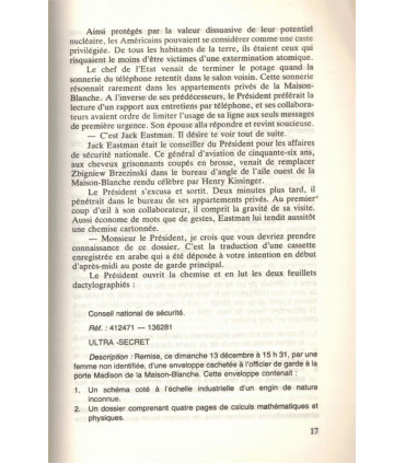 Le cinquième cavalier, Dominique Lapierre et Larry Collins, 1980 - dédicacé par Dominique Lapierre, suspense politique,
