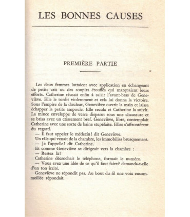 Les bonnes causes, Jean Laborde, 1963 - roman policier, cinéma, Pierre Brasseur, Marina Vlady, Christian-Jacque