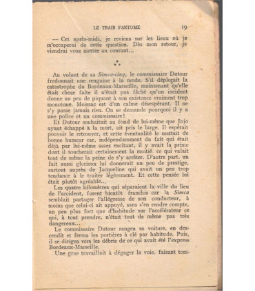 Le train fantôme, André Liaunet, 1948 - roman policier, roman de gare, Le bandeau noir,