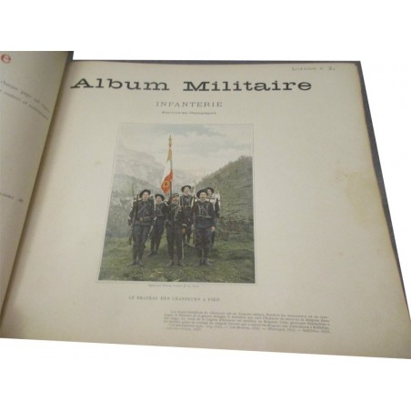 Album militaire, scènes de la vie du soldat, 1890 - uniformes militaires, armée, gravures,