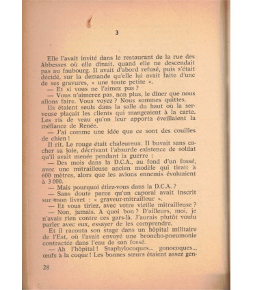 Une fille et une fille, Henri-René Lenormand, 1968 - Occupation, 2e guerre mondiale, prostitution, roman d'amour,