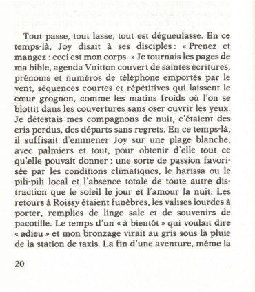 Joy, Joy Laurey, 1982 - roman érotique,