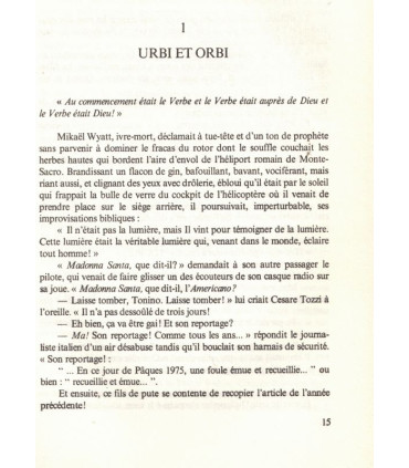 Monsignore, Jack-Alain Léger, 1976 - Vatican, aventurier,