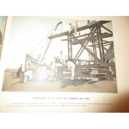 Album militaire, scènes de la vie du soldat, 1890 - uniformes militaires, armée, gravures,