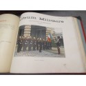 Album militaire, scènes de la vie du soldat, 1890 - uniformes militaires, armée, gravures,