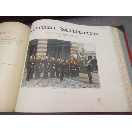 Album militaire, scènes de la vie du soldat, 1890 - uniformes militaires, armée, gravures,