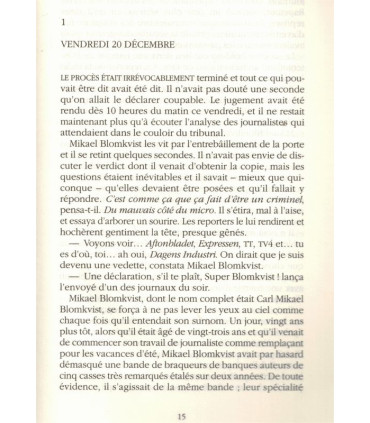 Les hommes qui n'aimaient pas les femmes, Millénium 1, Stieg Larsson, 2006 -, écrivain suédois, roman policier, thriller,