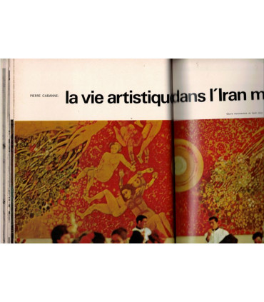Iran culture 1970, Peintres italiens Tiepelo, Picasso, Japon, Bourgogne, - Le Jardin des arts n°204 mars 1970 -,