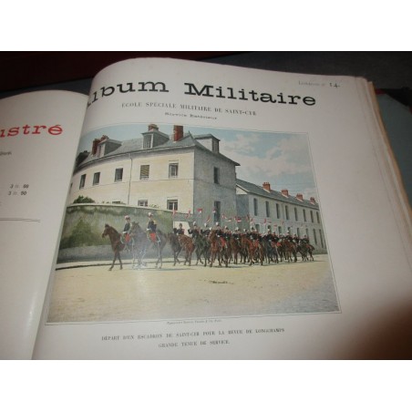 Album militaire, scènes de la vie du soldat, 1890 - uniformes militaires, armée, gravures,