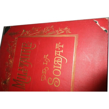 Album militaire, scènes de la vie du soldat, 1890 - uniformes militaires, armée, gravures,