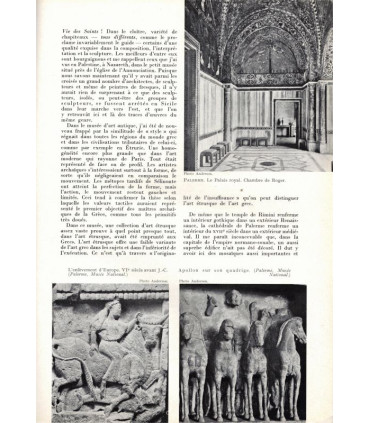 Sicile, courses de chevaux, faïences patriotiques, art irlandais, Manet, - Le Jardin des arts n°45 juil 1958 -,