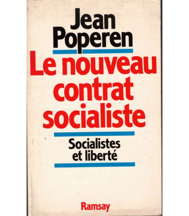 Le nouveau contrat socialiste, Jean Poperen, 1985 - politique, socialistes